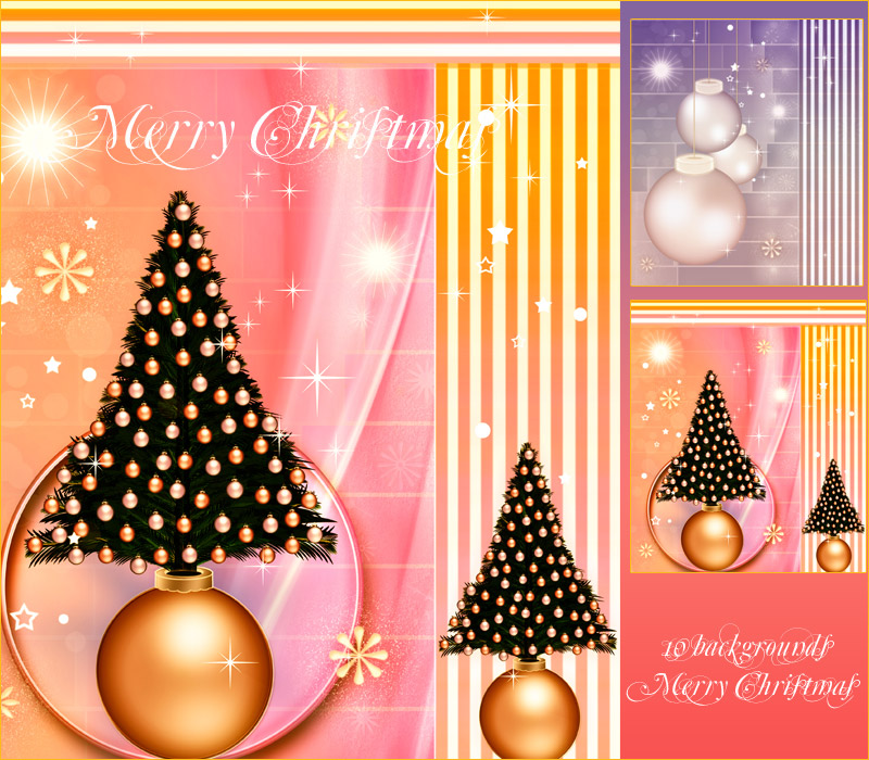 Merry Christmas Backgrounds by N/A