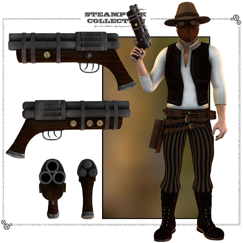 SteamPunk - ShellGun by N/A