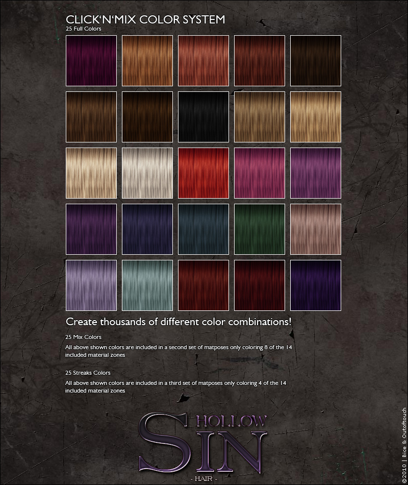 Hollow Sin Hair by N/A
