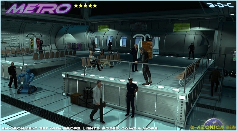 SciFi Metro by 3-D-C by N/A