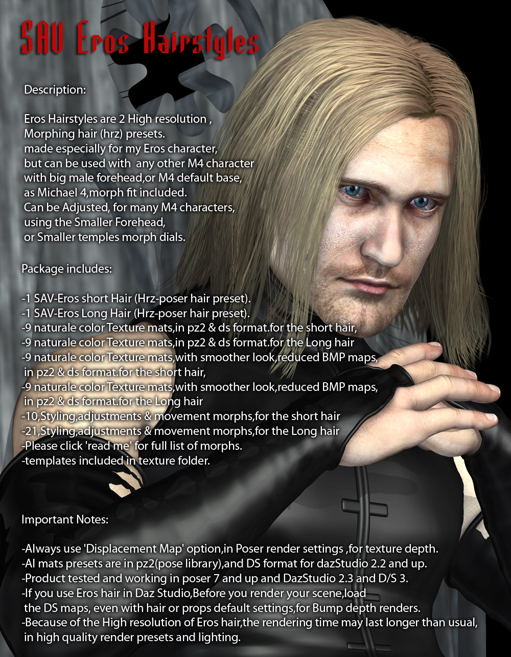 SAV Eros Hairstyles by N/A