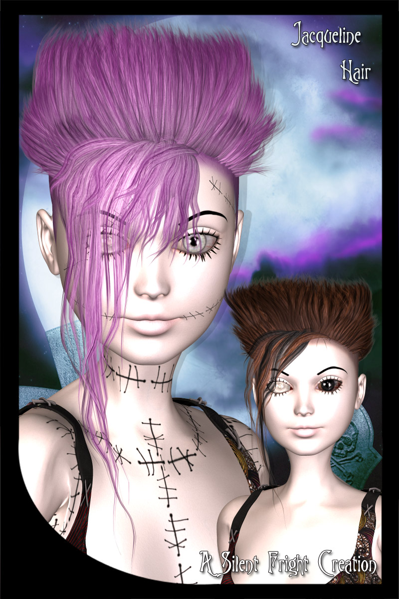 Jacqueline Hair for V4 and M4 by N/A