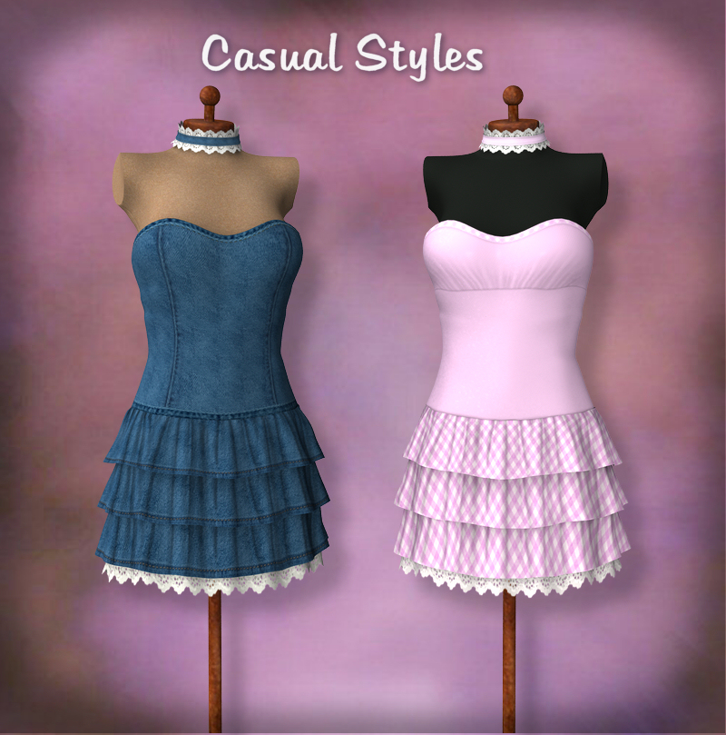 Ruffle Dress by N/A