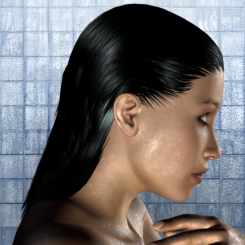 Wet Hair by adamthwaites by N/A