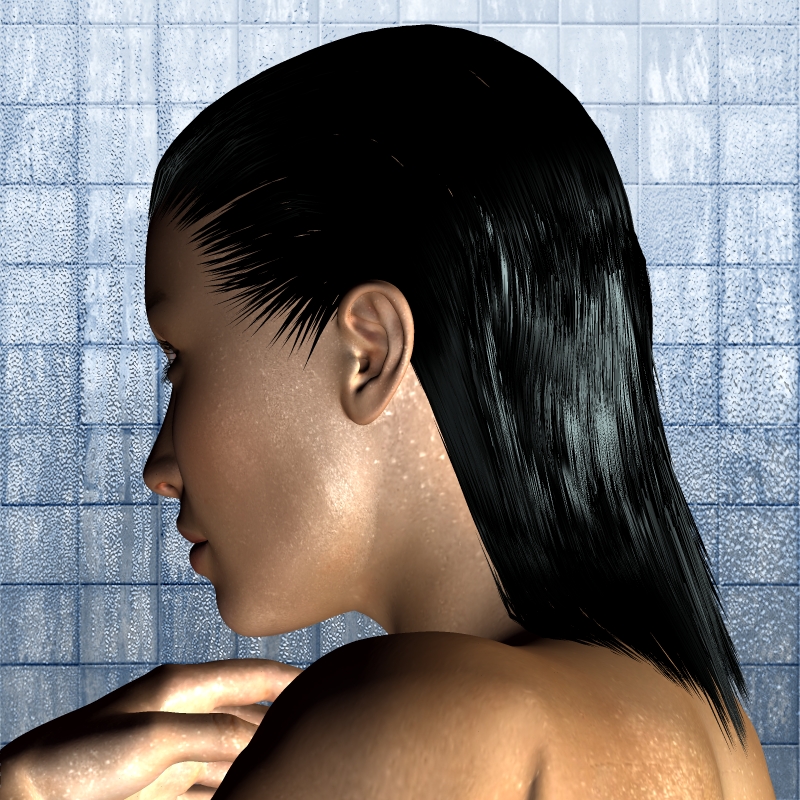 Wet Hair by adamthwaites by N/A