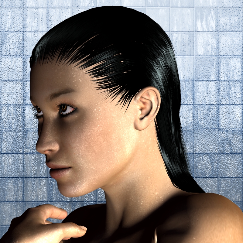 Wet Hair by adamthwaites by N/A