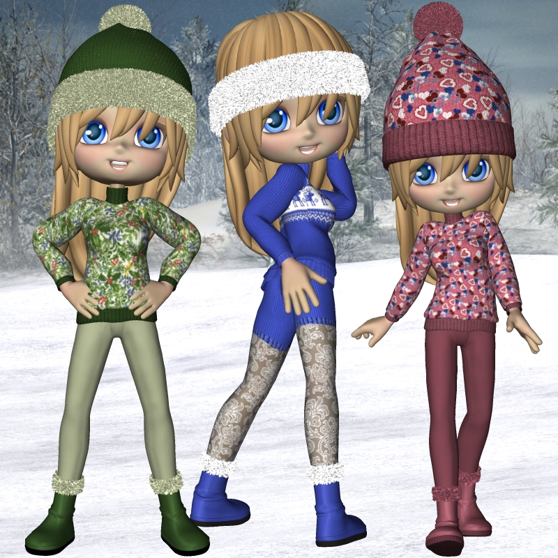 Holidays for Winter Fun for Cookie by N/A