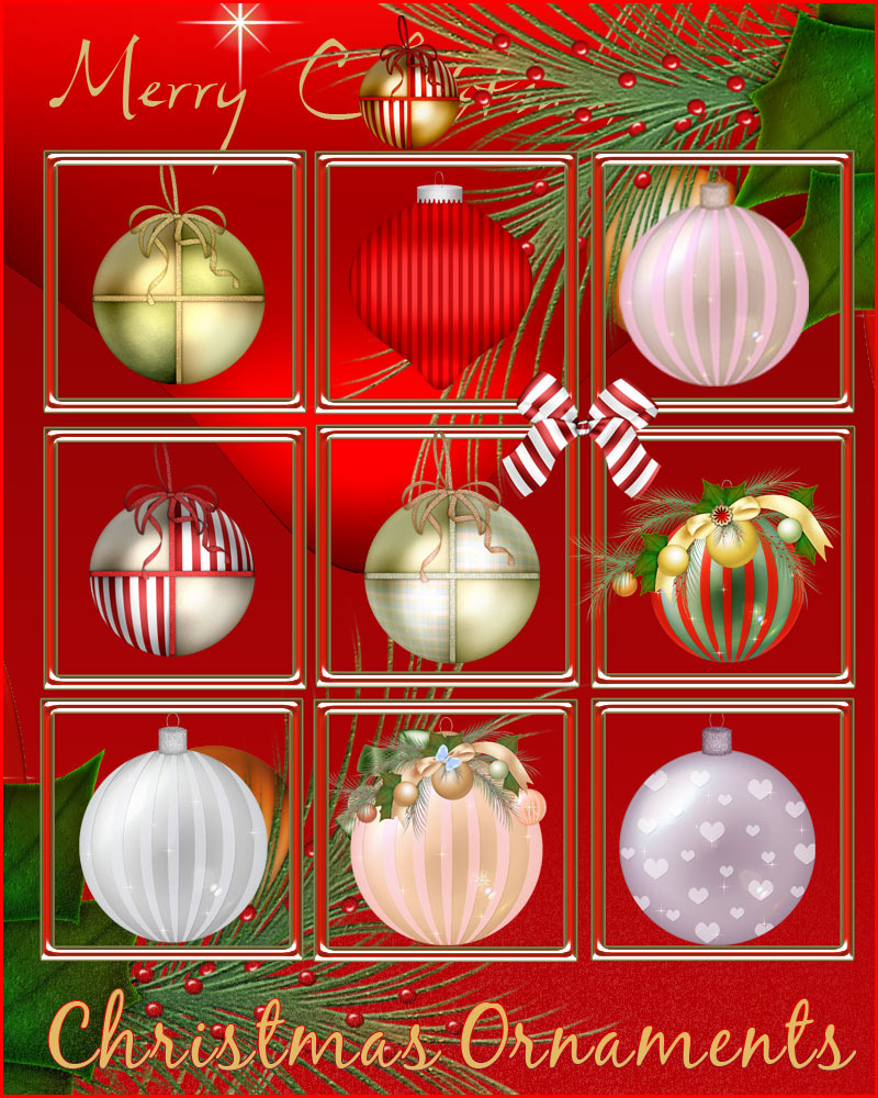 Christmas Ornaments by N/A