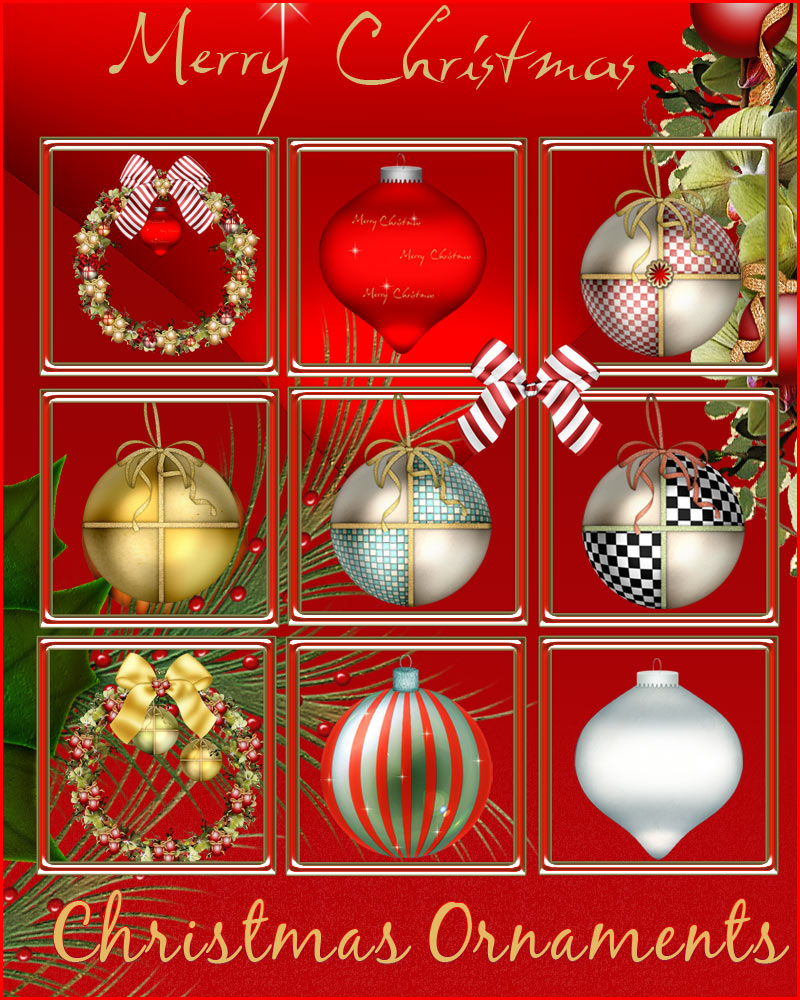 Christmas Ornaments by N/A