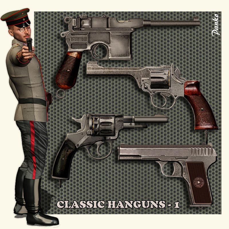 Classic Handguns_1 by N/A