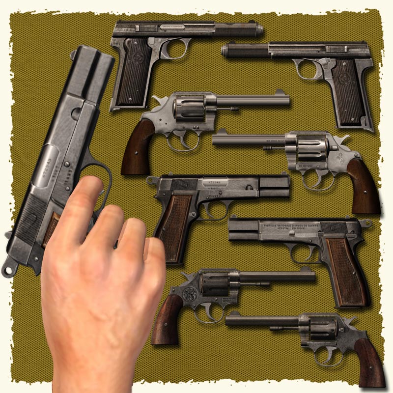 Classic Handguns_2 by N/A