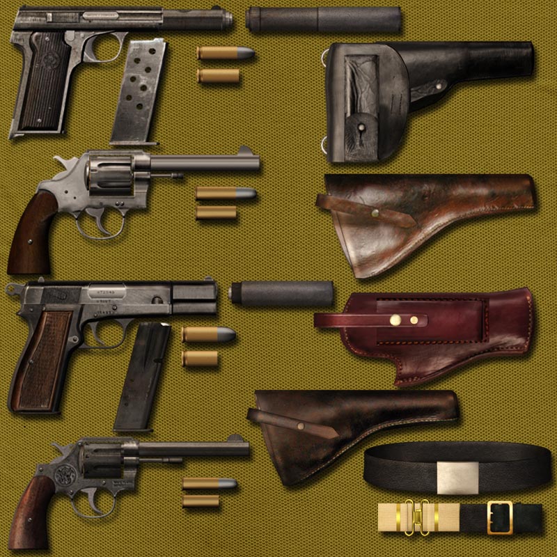 Classic Handguns_2 by N/A