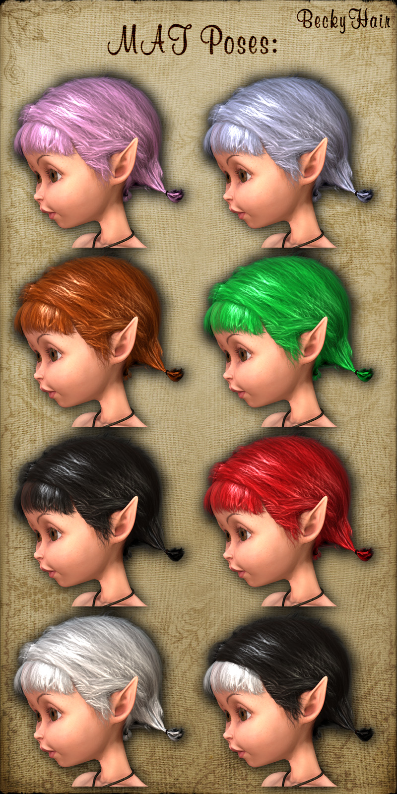 Becky Hair for Mavka by N/A
