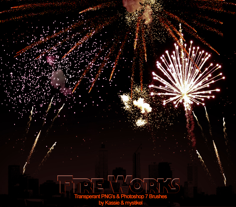 m&K Fireworks PNGs & Brushes by N/A