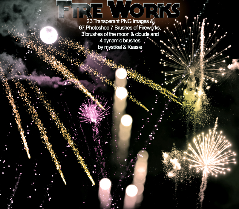 m&K Fireworks PNGs & Brushes by N/A