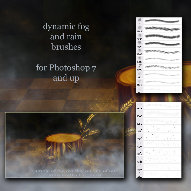 Atmospheric Overlays - Fog and Rain by N/A