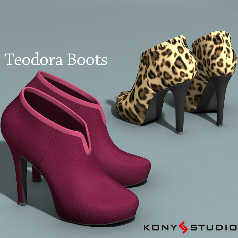 Teodora and Saraid Boots for V4 A4 by N/A