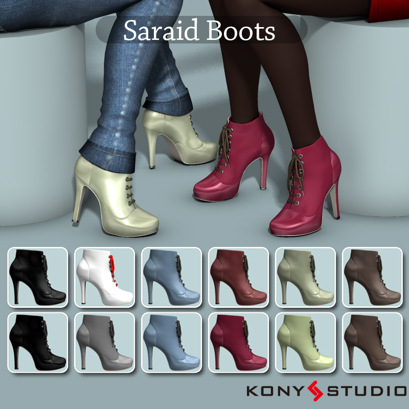 Teodora and Saraid Boots for V4 A4 by N/A