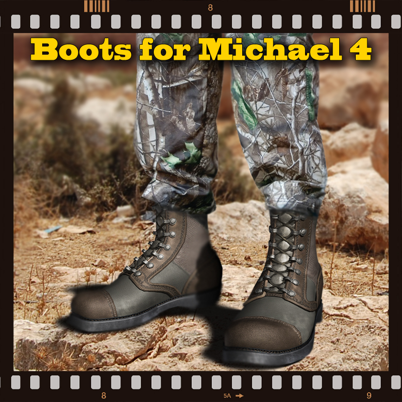 Slide3D Boots for M4 by N/A