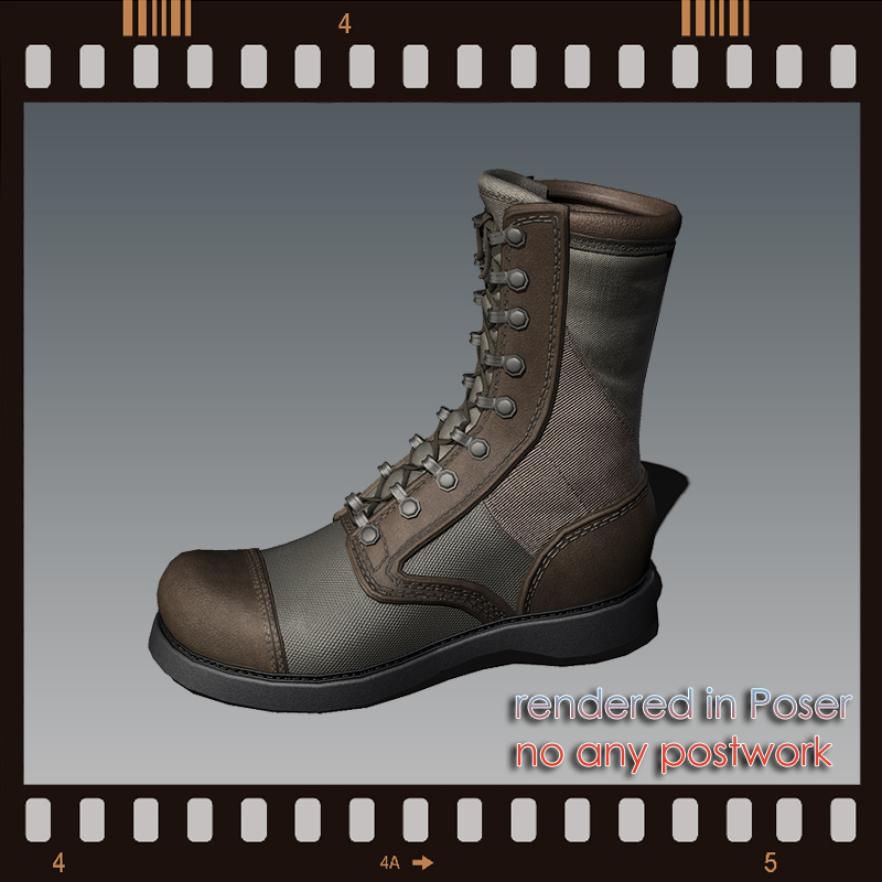 Slide3D Boots for M4 by N/A