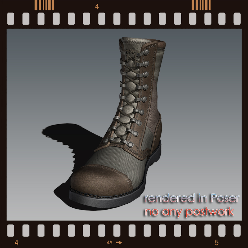 Slide3D Boots for M4 by N/A