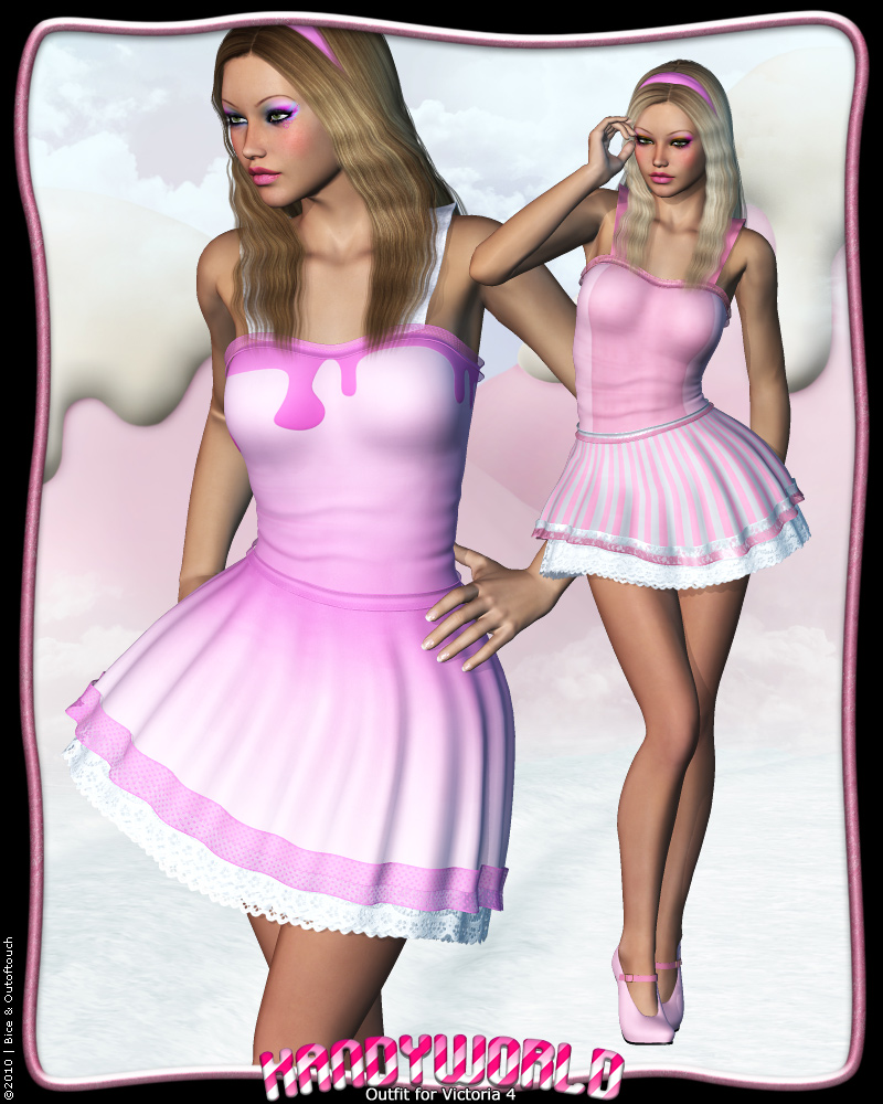 Kandyworld: Outfit for V4 by N/A
