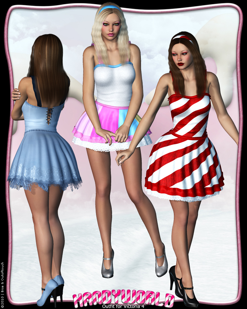 Kandyworld: Outfit for V4 by N/A