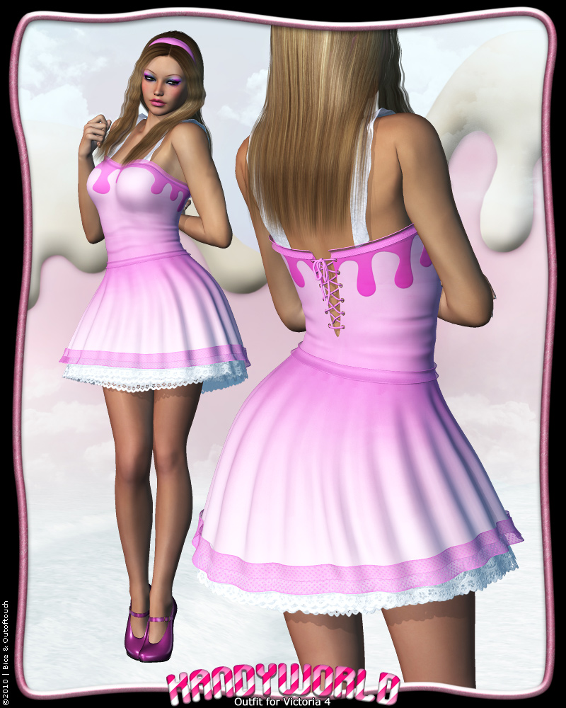 Kandyworld: Outfit for V4 by N/A