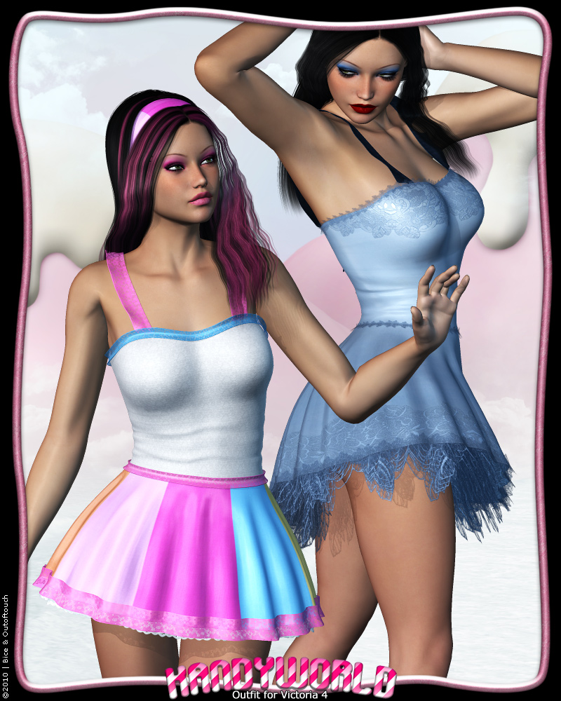Kandyworld: Outfit for V4 by N/A