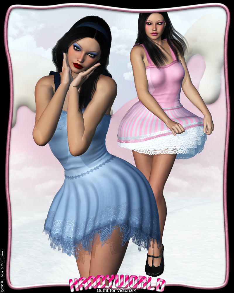 Kandyworld: Outfit for V4 by N/A