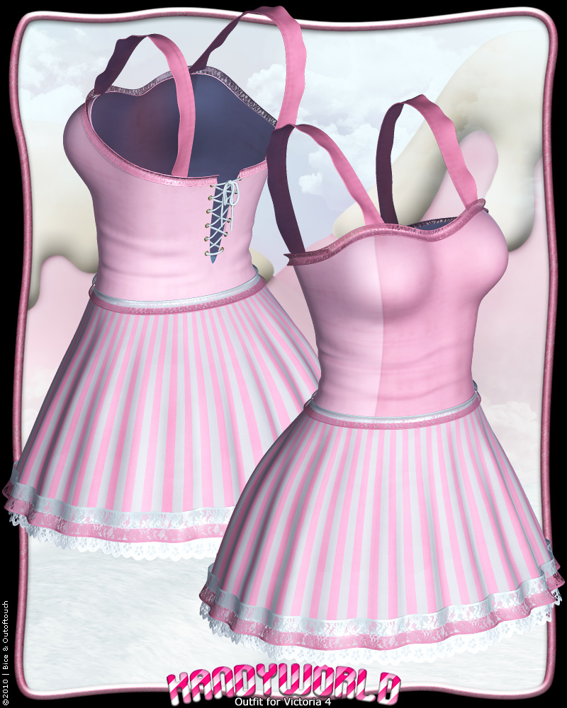 Kandyworld: Outfit for V4 by N/A