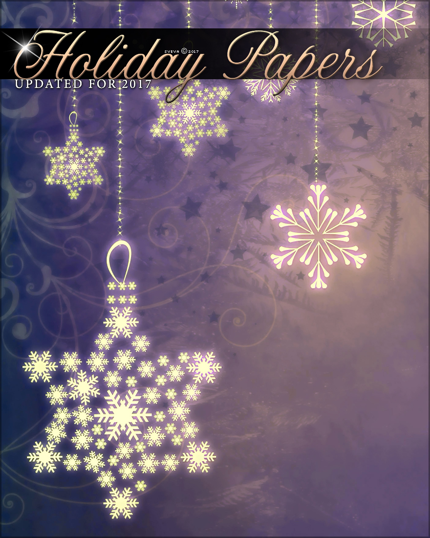 Holiday Papers Background Mini Pack by N/A
