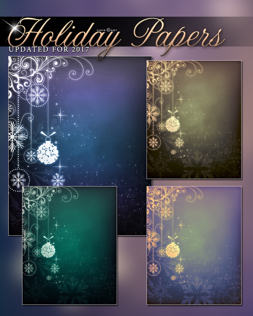 Holiday Papers Background Mini Pack by N/A