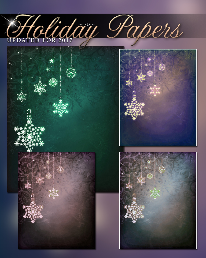 Holiday Papers Background Mini Pack by N/A