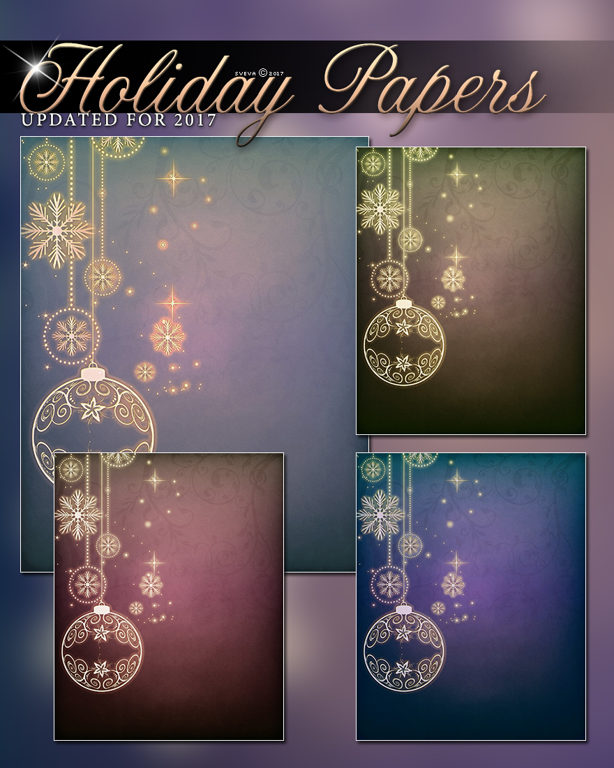 Holiday Papers Background Mini Pack by N/A