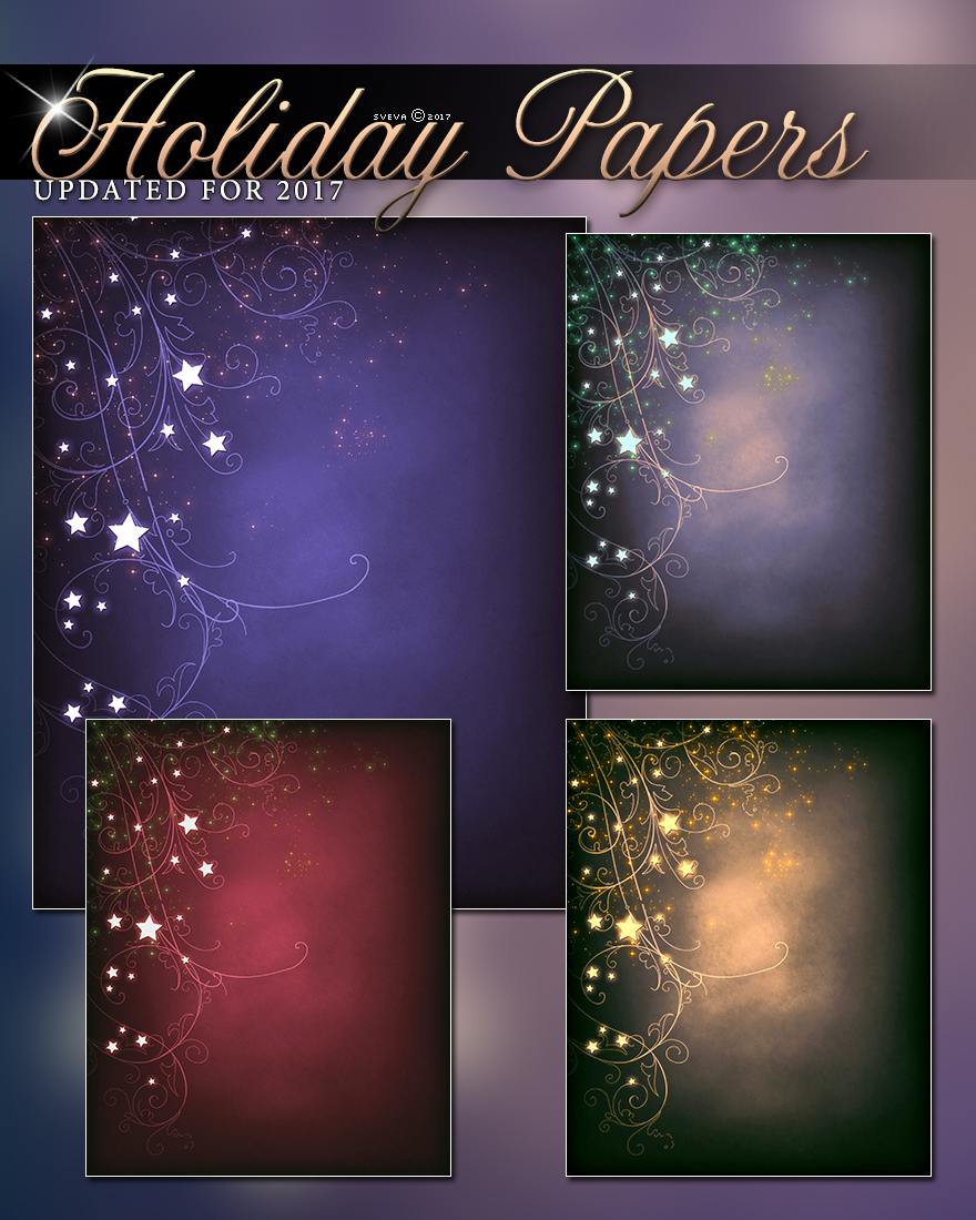 Holiday Papers Background Mini Pack by N/A