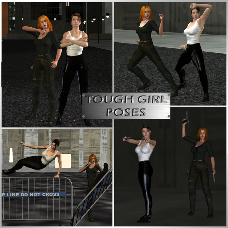 Tough Girl Poses by N/A