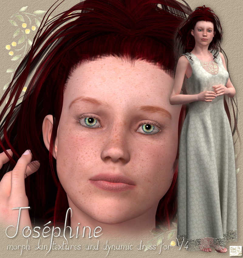 Josephine character and dress for V4 by N/A
