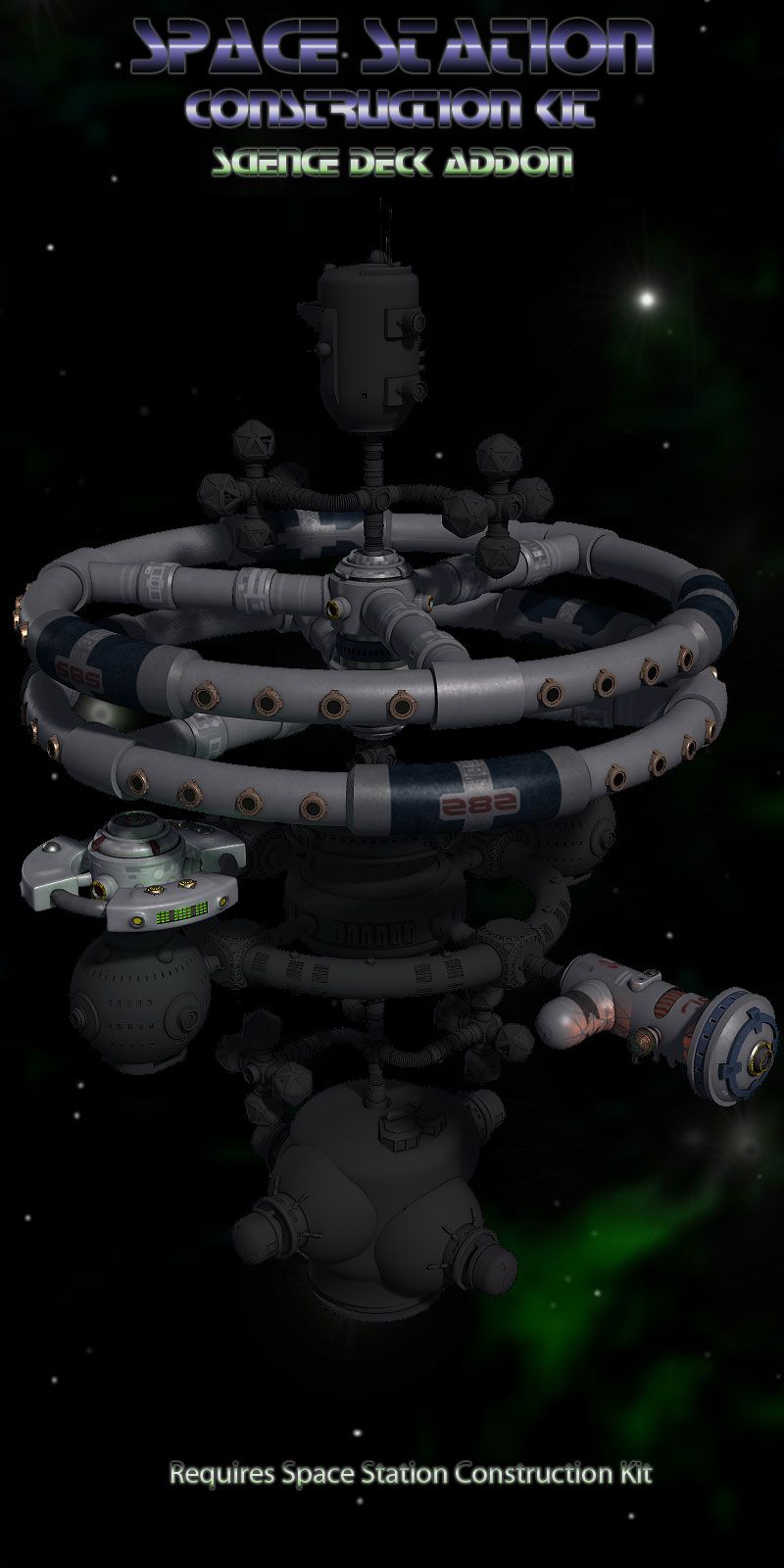 Science Deck for Space Station Construction Kit by N/A