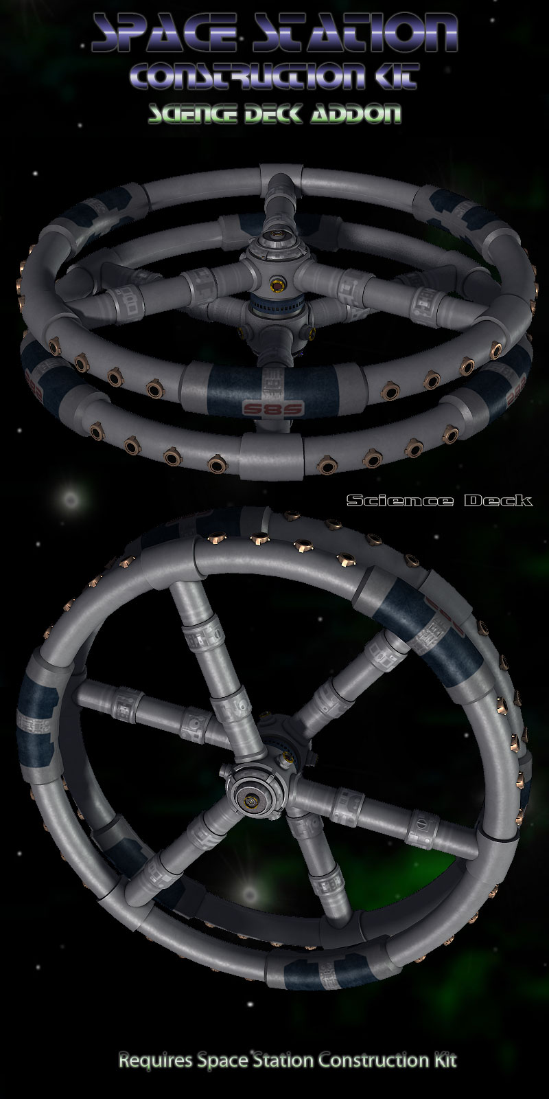 Science Deck for Space Station Construction Kit by N/A