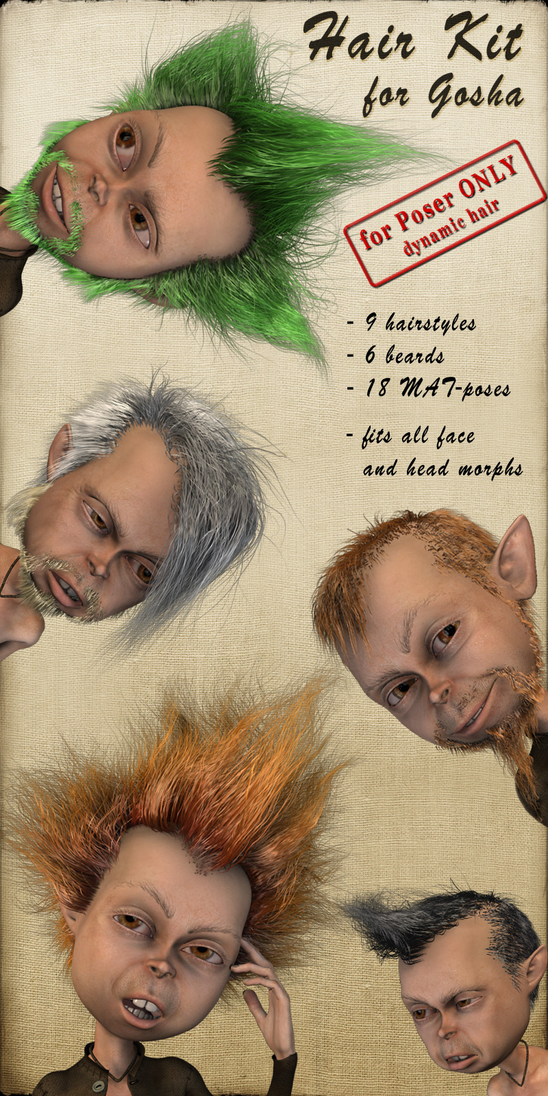 Hair Kit for Gosha by N/A
