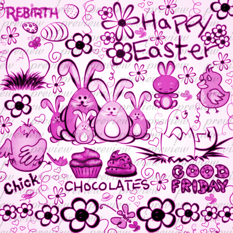 Easter Doodles by N/A