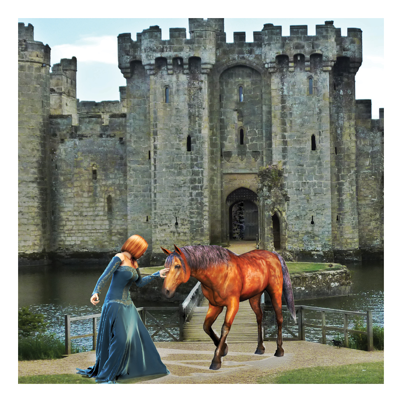 AW Providence Poses for Victoria and Mil Horse by N/A