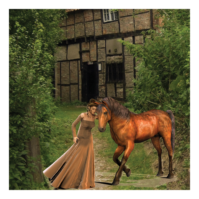 AW Providence Poses for Victoria and Mil Horse by N/A