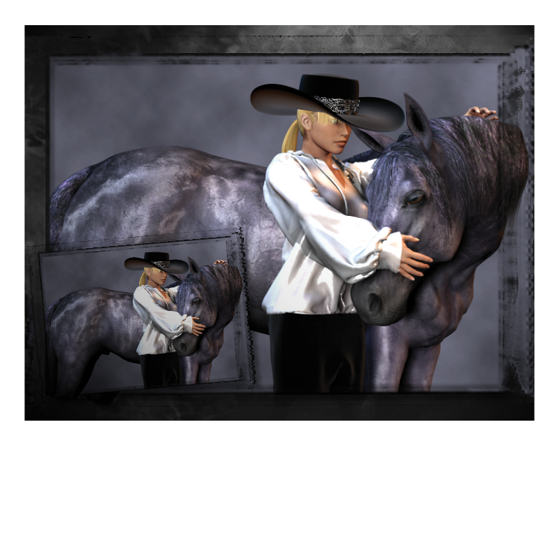 AW Providence Poses for Victoria and Mil Horse by N/A