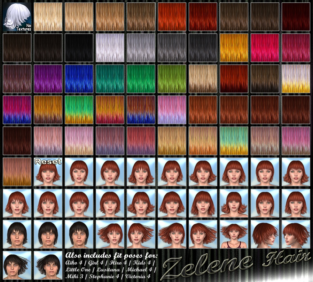 Zelene Hair by N/A