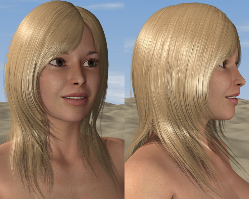 D3D Perfect Hair - Poser Python Script by N/A