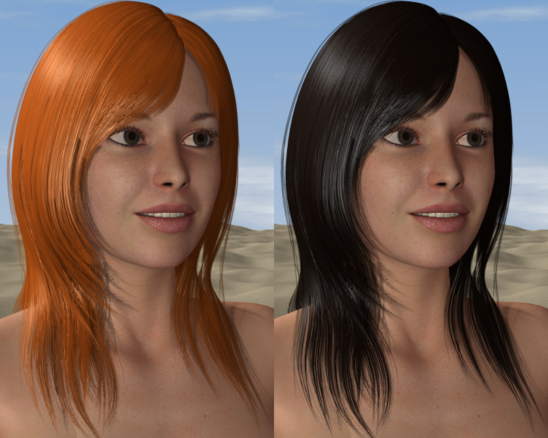 D3D Perfect Hair - Poser Python Script by N/A