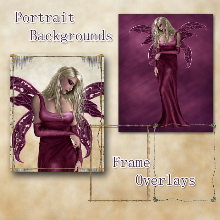 Portrait Backgrounds and Frame Overlays by N/A