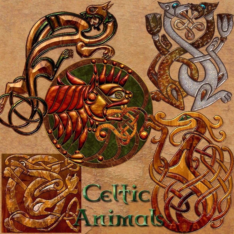 Harvest Moons Celtic Animals by N/A